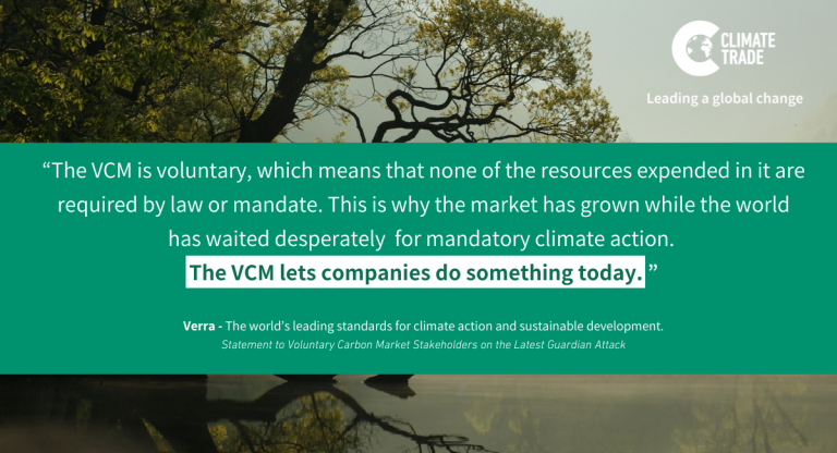 Voluntary Carbon Market ClimateTrade Verra